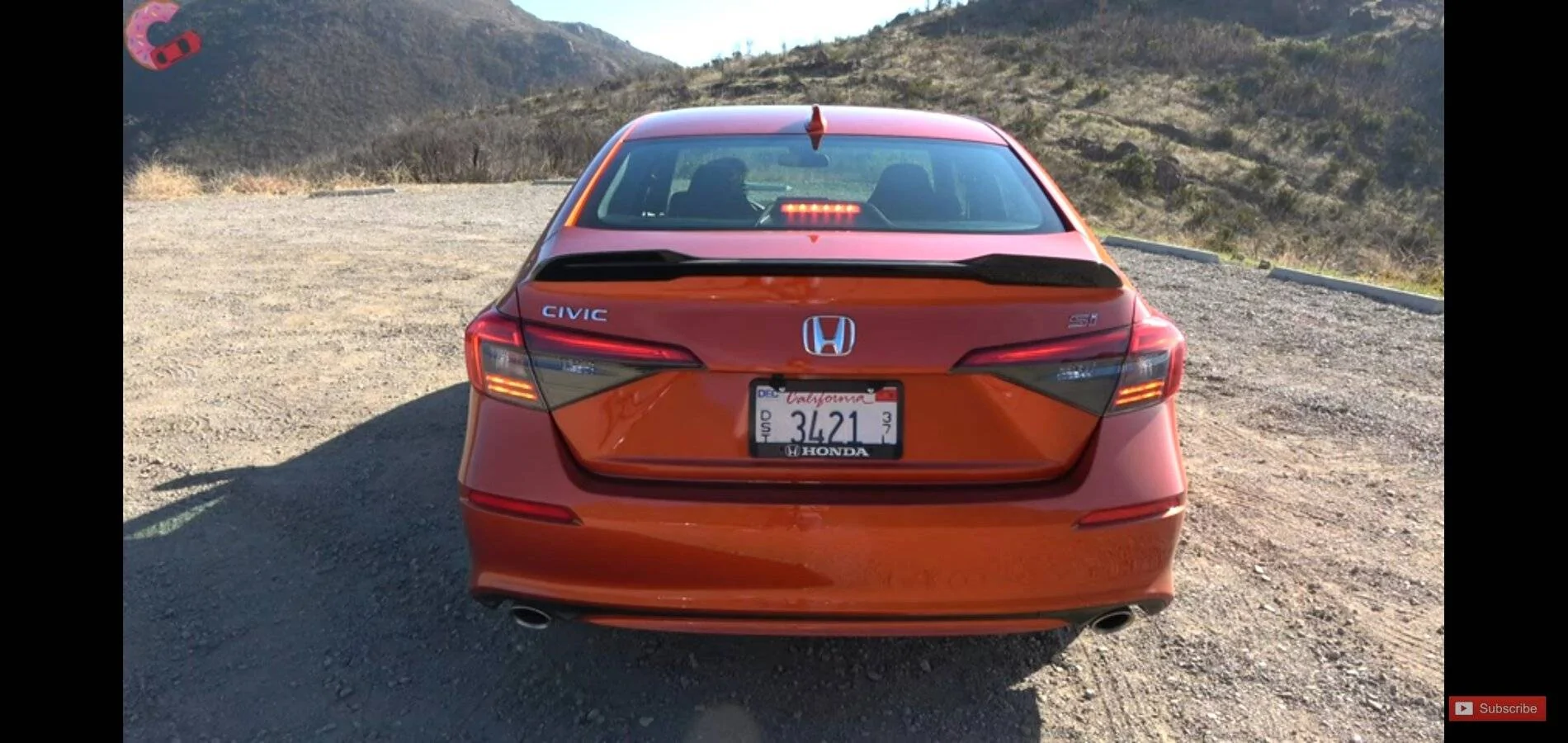 11th Gen Honda Civic Official BLAZING ORANGE PEARL 2022+ 11th Gen Civic Si Thread Screenshot_20211118-162424_YouTu