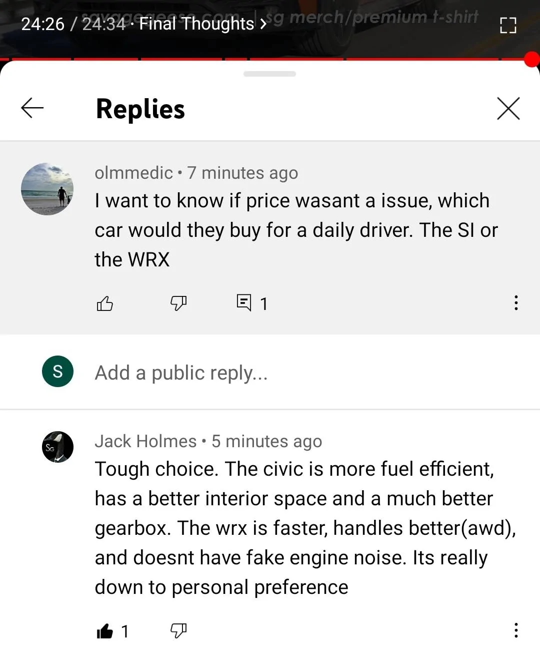 11th Gen Honda Civic Classy Si vs Mad Max WRX Screenshot_20220110-093100_Gallery