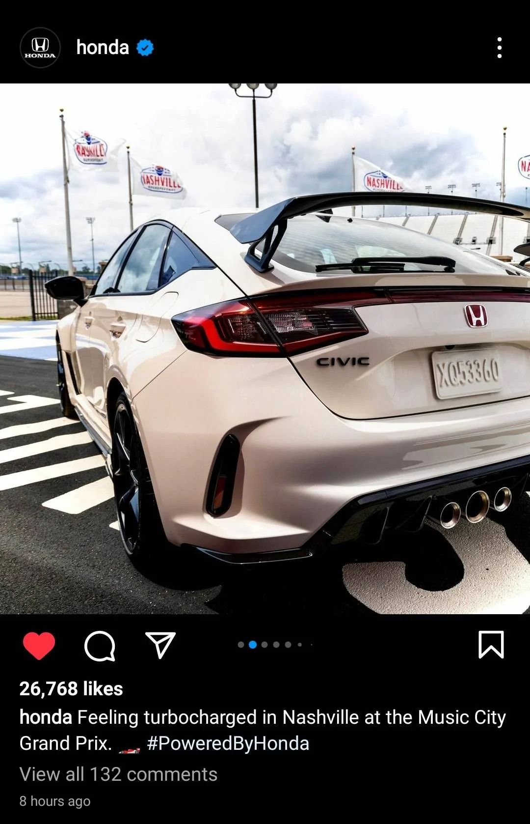 11th Gen Honda Civic Civic Type R teased in Nashville at the Music City Grand Prix Screenshot_20220806-184135__01