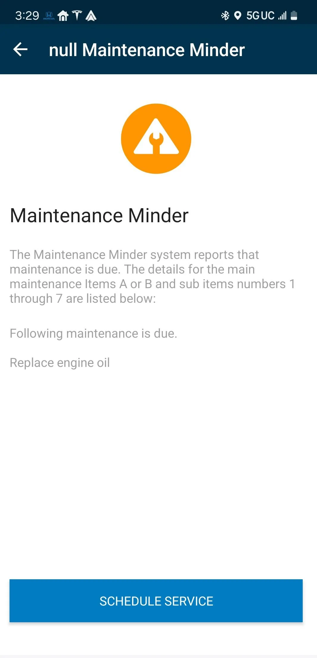 11th Gen Honda Civic First FL5 oil change mileage? Screenshot_20240216_152942_HondaLink