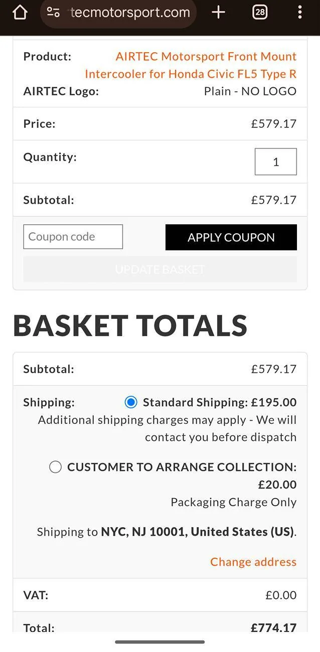 11th Gen Honda Civic All the Available Aftermarket FMICs are Bad Screenshot_20250127-214302