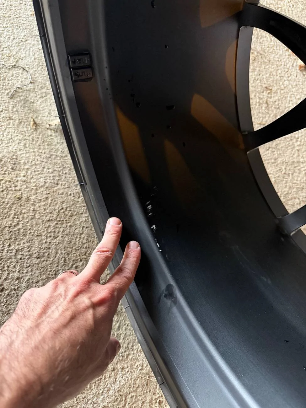 11th Gen Honda Civic 2023-2025 Type R FL5 OEM Wheels and Tires -SOLD (springs still for sale) scuff 1