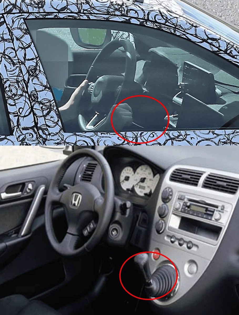 11th Gen Honda Civic 11th GEN CIVIC TYPE R SPIED!! shifter