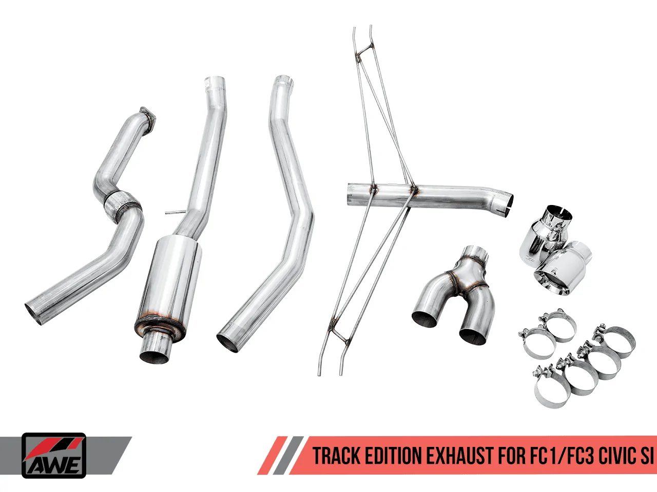 11th Gen Honda Civic Presenting the AWE Exhaust Suite for the FC1/FC3 Civic Si. Available now! si_track_5