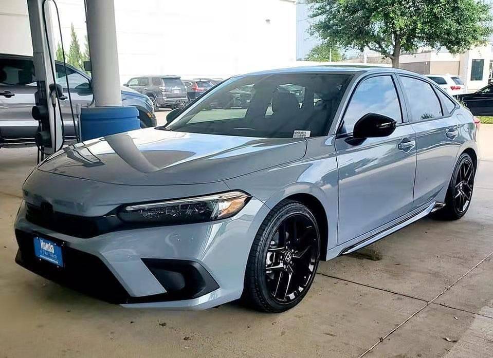 11th Gen Honda Civic Official SONIC GRAY 2022+ 11th Gen Civic & Si Thread Sonic Gray 2022 Civic Sedan 1