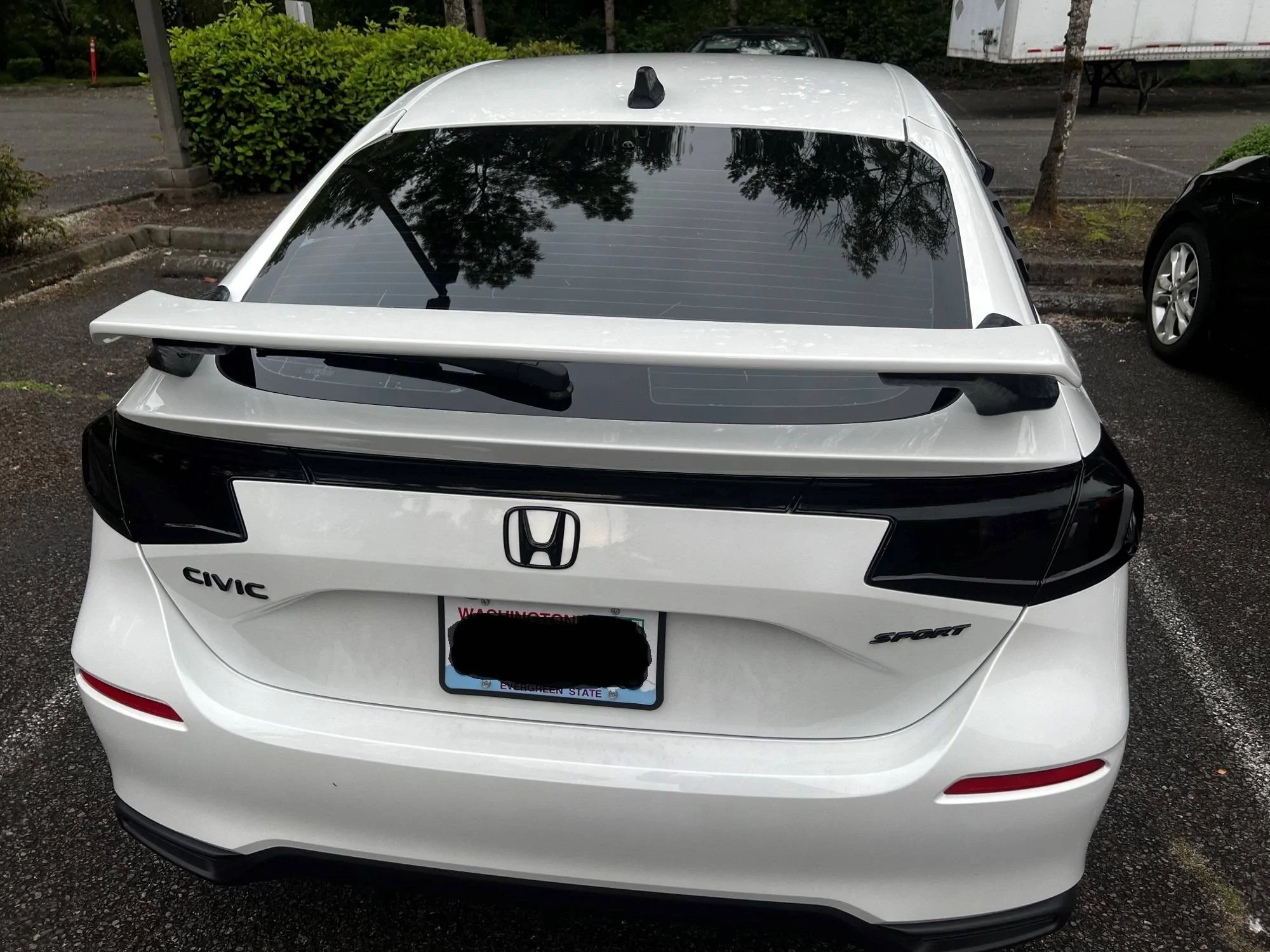 11th Gen Honda Civic HPD spoiler INSTALL on 2022 CIVIC HATCHBACK - DIY writeup & pics SpoilerInstalled