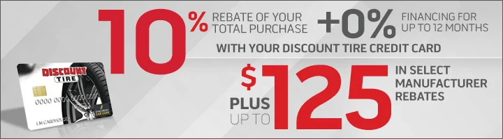 11th Gen Honda Civic Discount Tire Credit Card | 10% Rebate of your TOTAL Purchase syncc_DT_SpringSavings_hero_001
