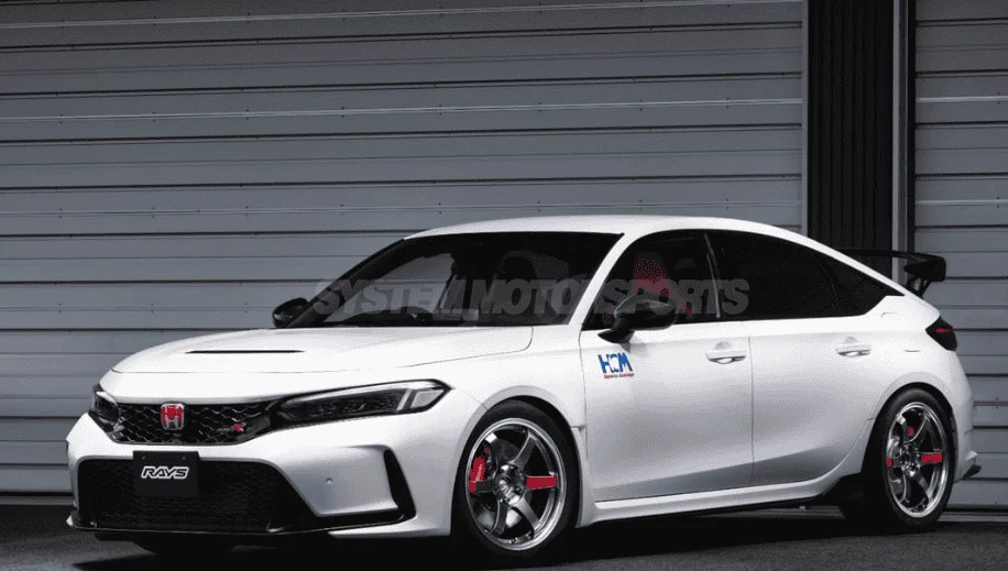 11th Gen Honda Civic 2023+ (FL5) Type R bolt pattern TE37 Pressed Graphite 18x9.5 +45 5x120 FL5 11th Gen Civic Type R