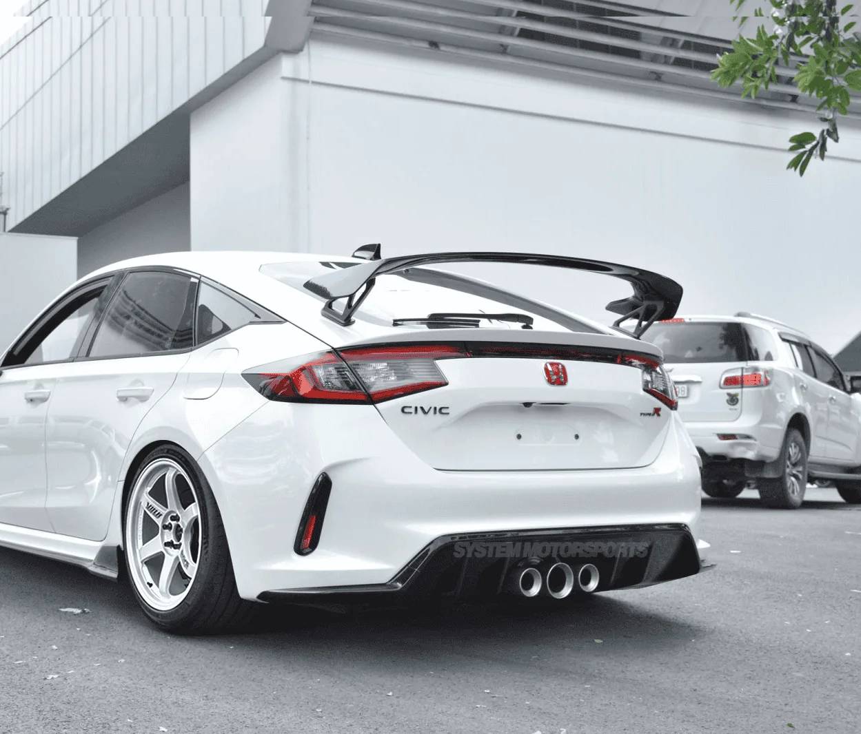 11th Gen Honda Civic Official Wheel Fitment Thread for 11th Gen FL5 Civic Type R TE37SL White FL5 civic type r