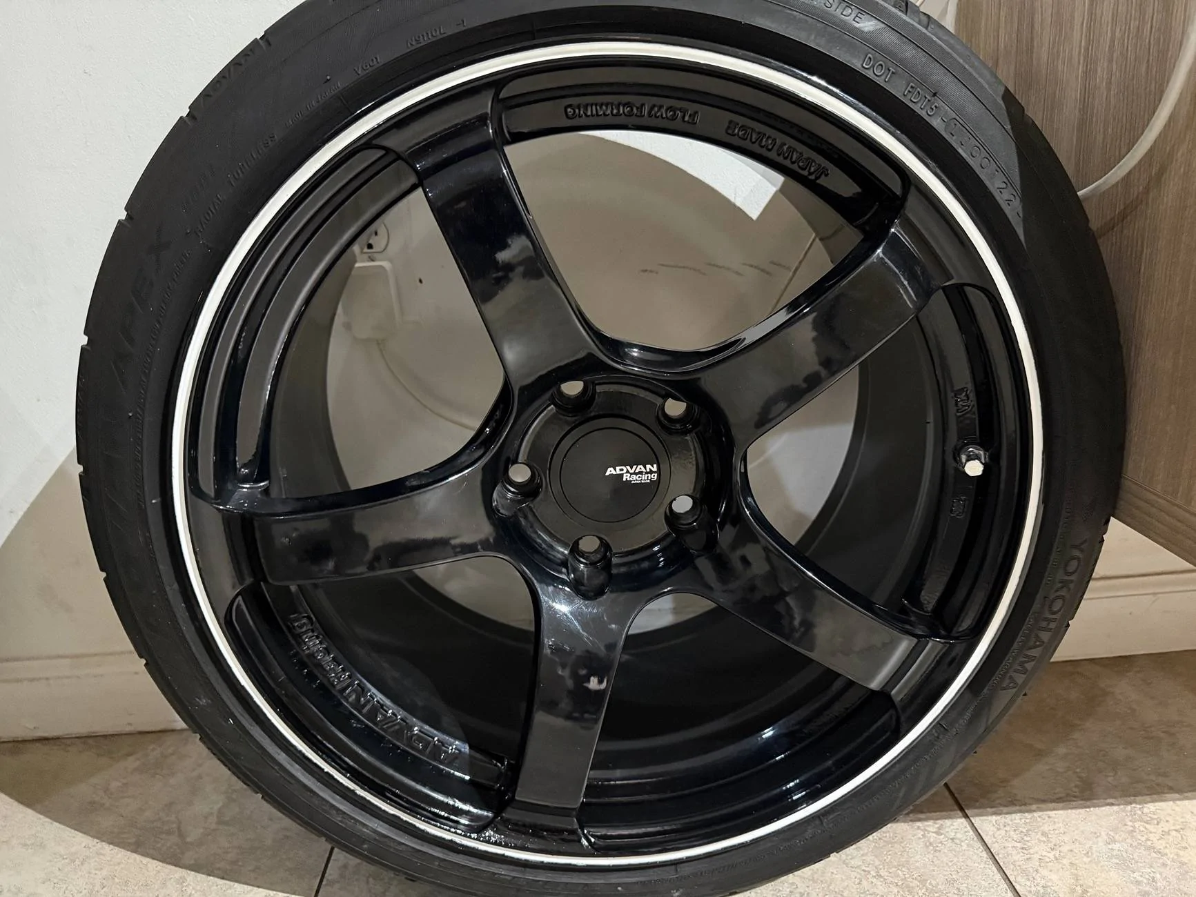 11th Gen Honda Civic FS - Advan Racing TC4 Gloss Black Wheels with Machined Outer Lip Ring $1500 tempImage6YF2iT