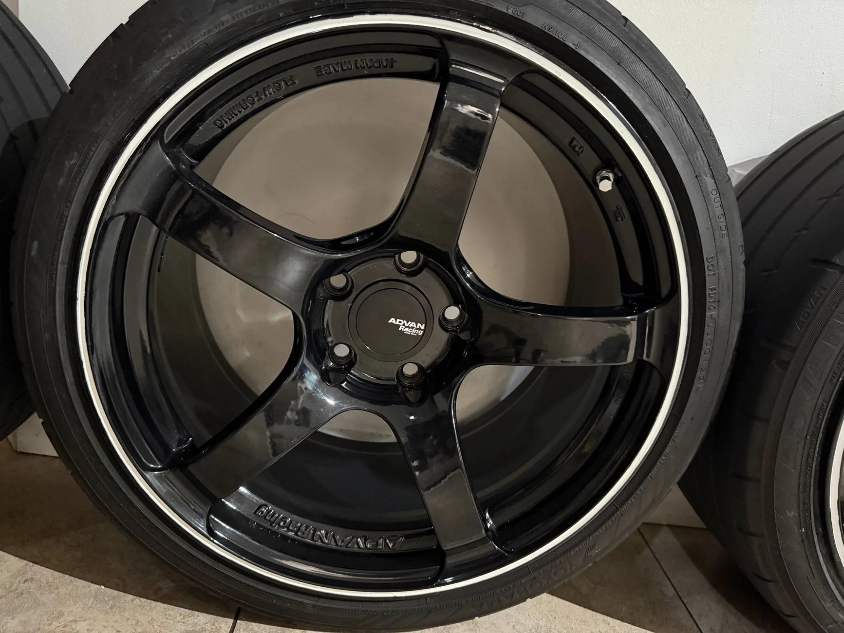 11th Gen Honda Civic FS - Advan Racing TC4 Gloss Black Wheels with Machined Outer Lip Ring $1500 tempImageOzJV8r