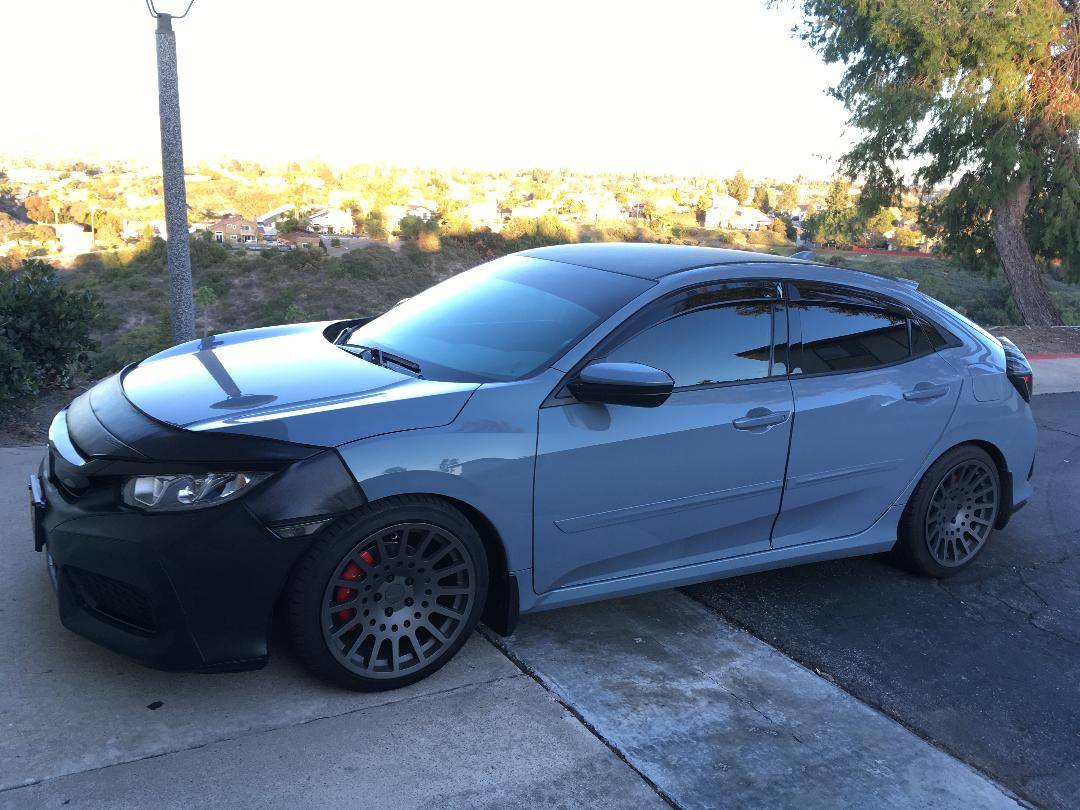 11th Gen Honda Civic Civic Hatchback Side Window Visors / Rain Deflectors thumbnail