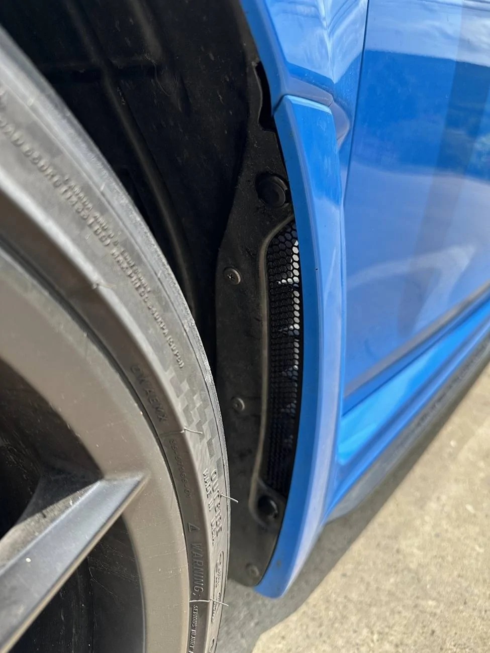 11th Gen Honda Civic 3D printed fender rock guard installed on FL5 thumbnail_IMG_1137