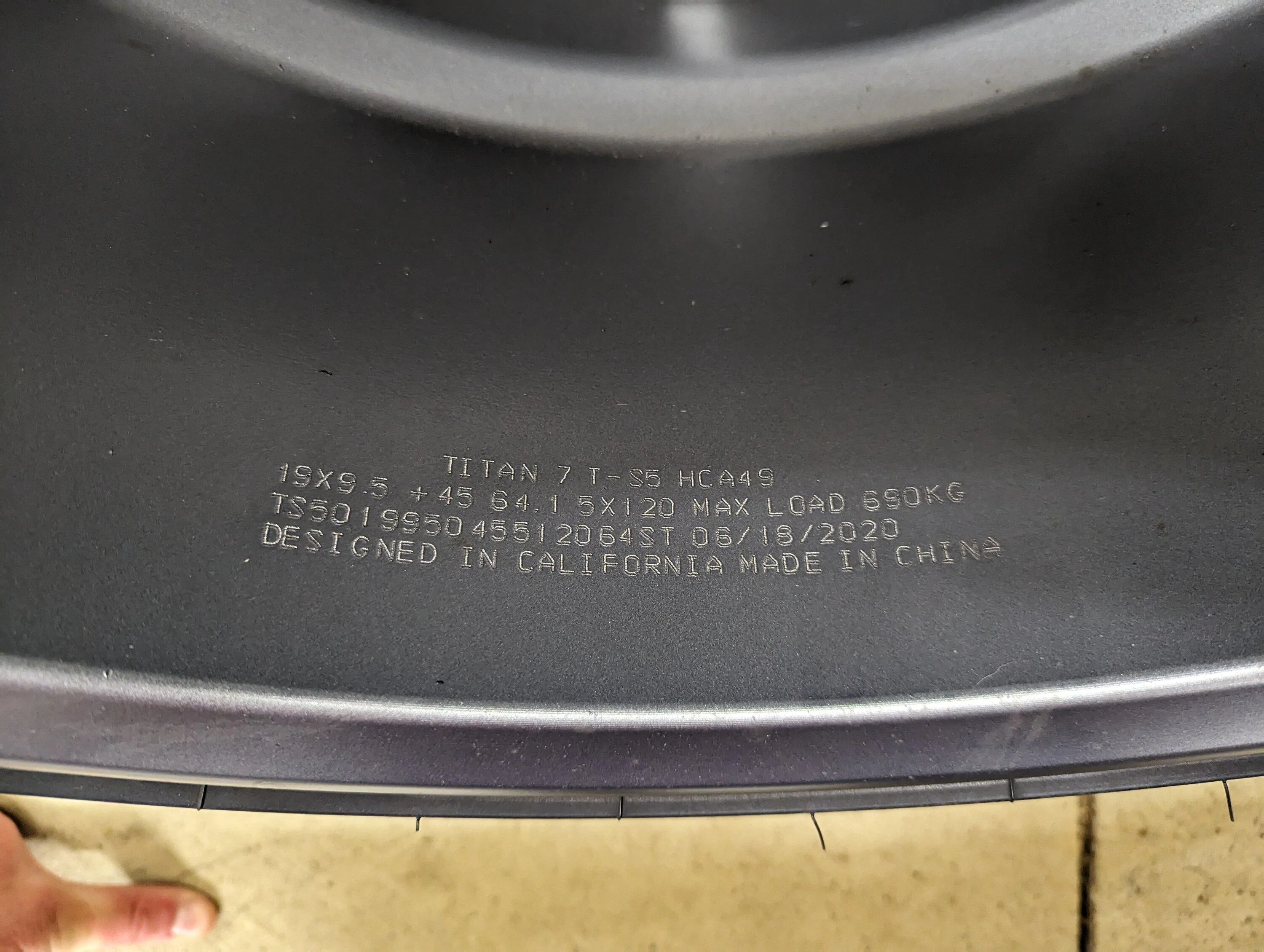 11th Gen Honda Civic FK8 Part Out - 19" Titan 7 Wheels For Sale Titan 004