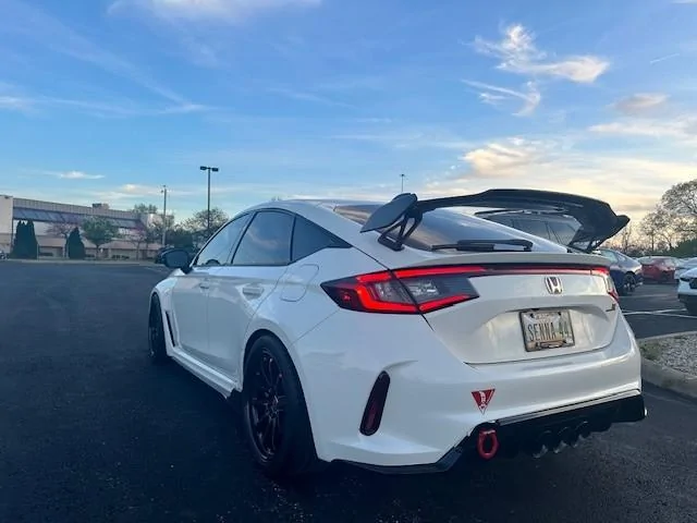 11th Gen Honda Civic FL5 Vanity Plate Hall of Fame tyoer