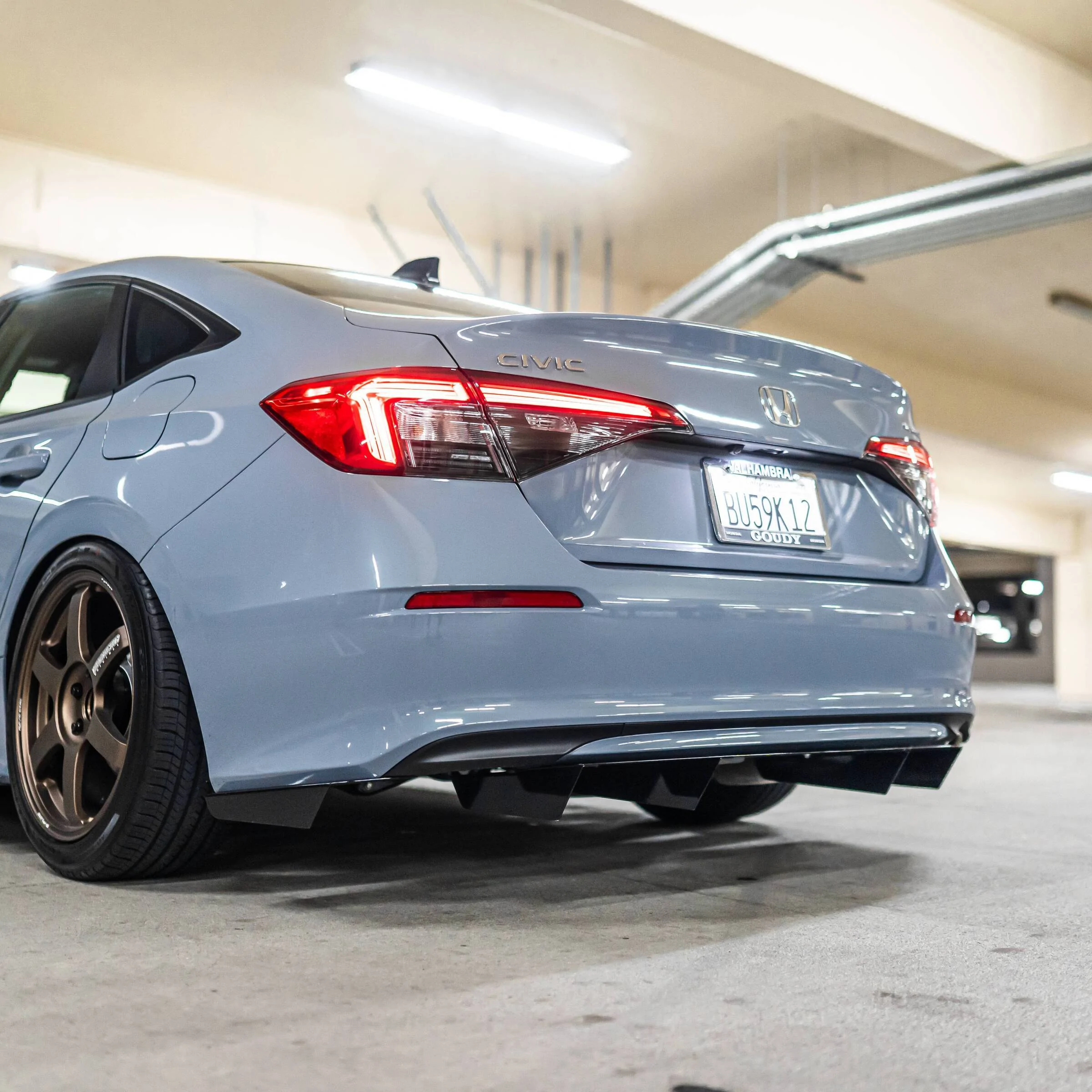 11th Gen Honda Civic Sonic Gray 11th Gen Civic Photoshoot with aftermarket goodies! UP2phlR