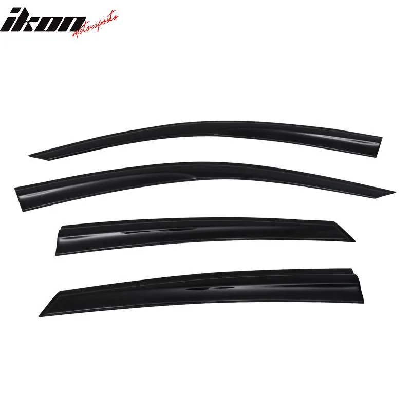11th Gen Honda Civic 16-17 Civic 10th Gen Sedan - MUGEN V2 Style Window Visor - WD-HC164MU2 WD-HC164MU-2