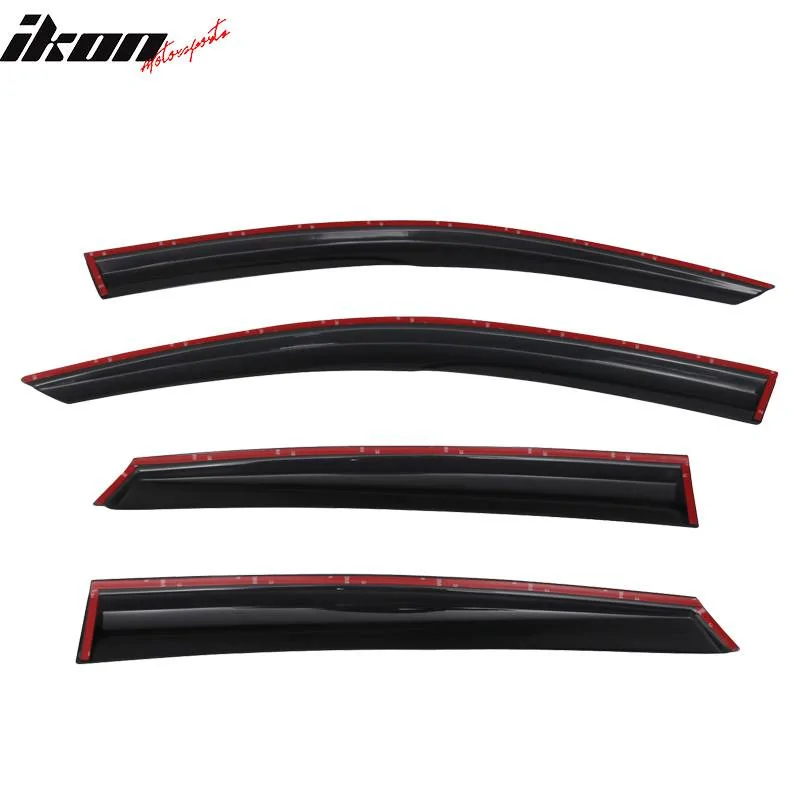 11th Gen Honda Civic 16-17 Civic 10th Gen Sedan - MUGEN V2 Style Window Visor - WD-HC164MU2 WD-HC164MU-3