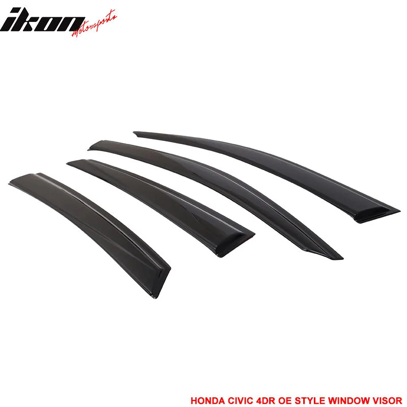 11th Gen Honda Civic 16-17 Civic 10th Gen Sedan - OE Style Window Visor - WD-HC164OE WD-HC164OE-2
