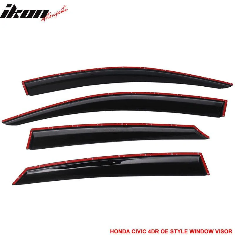 11th Gen Honda Civic 16-17 Civic 10th Gen Sedan - OE Style Window Visor - WD-HC164OE WD-HC164OE-3