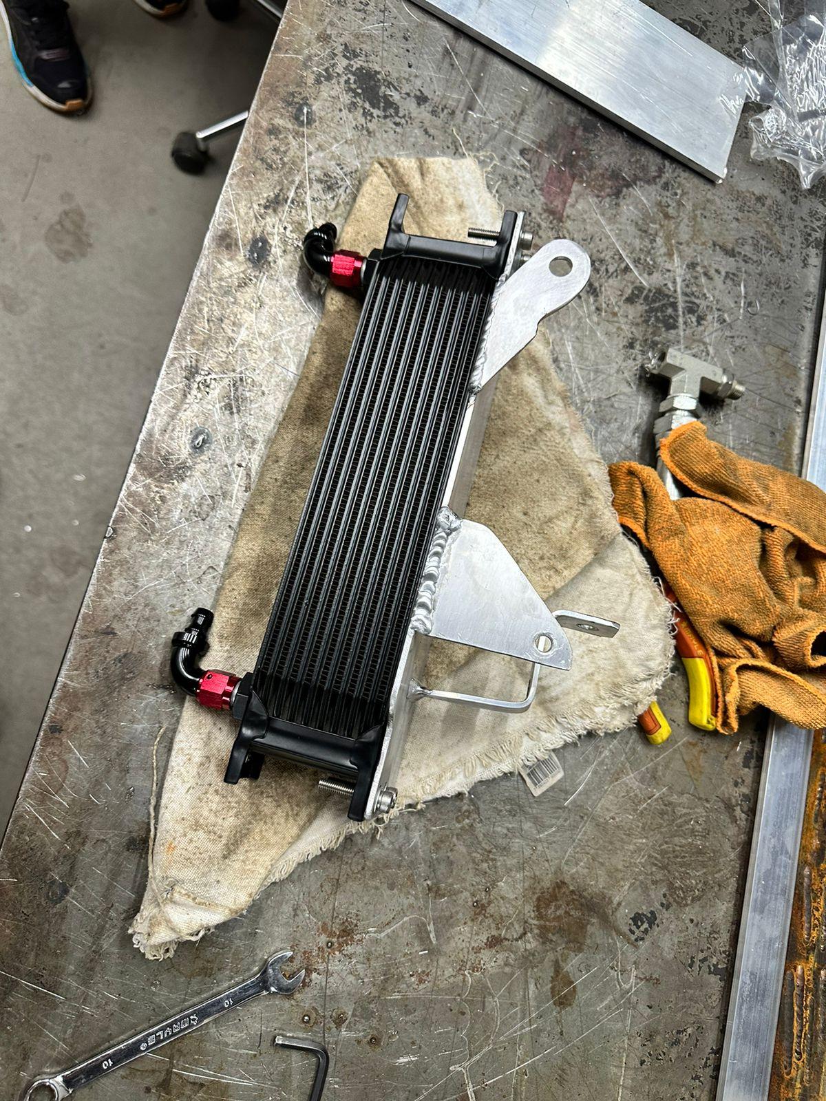 11th Gen Honda Civic Vito.FL5 Oil to Air transmission cooler install WhatsApp Image 2024-02-12 at 22.22.28