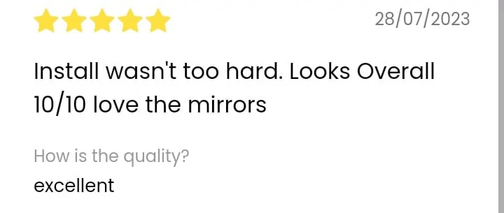 11th Gen Honda Civic Blind Spots?⚡Reduce Blind Spots & Glare⚡SUMA Mirror Customer's Reviews WhatsApp Image 2024-03-12 at 12.57.15