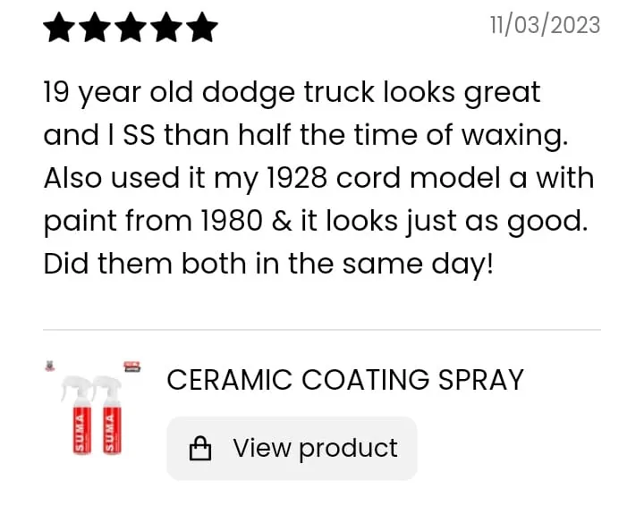 11th Gen Honda Civic SUMA Ceramic Coating Spray | Customer's Reviews WhatsApp Image 2024-03-15 at 12.18.19