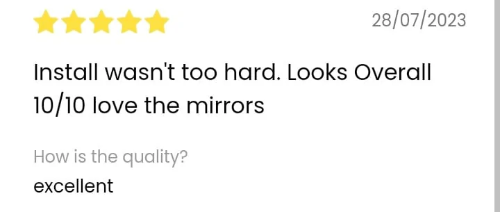 11th Gen Honda Civic Blind Spots?⚡Reduce Blind Spots & Glare⚡SUMA Mirror Customer's Reviews WhatsApp Image 2024-03-18 at 09.34.40