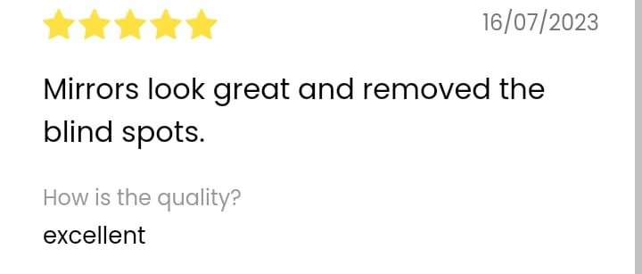 11th Gen Honda Civic Blind Spots?⚡Reduce Blind Spots & Glare⚡SUMA Mirror Customer's Reviews WhatsApp Image 2024-03-30 at 20.05.15