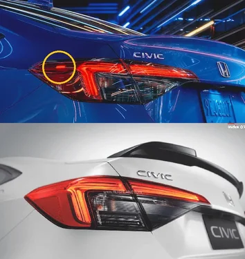 11th Gen Honda Civic 2022 11th Gen Sedan Thailand have different tail lights? 1629945249155